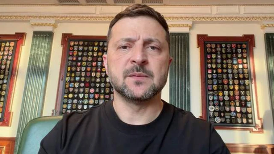 Володимир Зеленський під час вечірнього звернення 24 липня 2026 року
