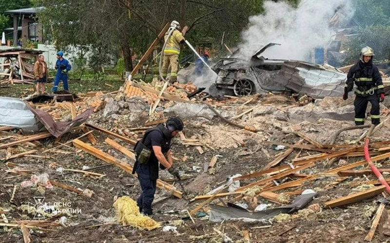 Наслідки удару по приватному полігону в Бучанському районі Київської області, 24 липня 2026 року