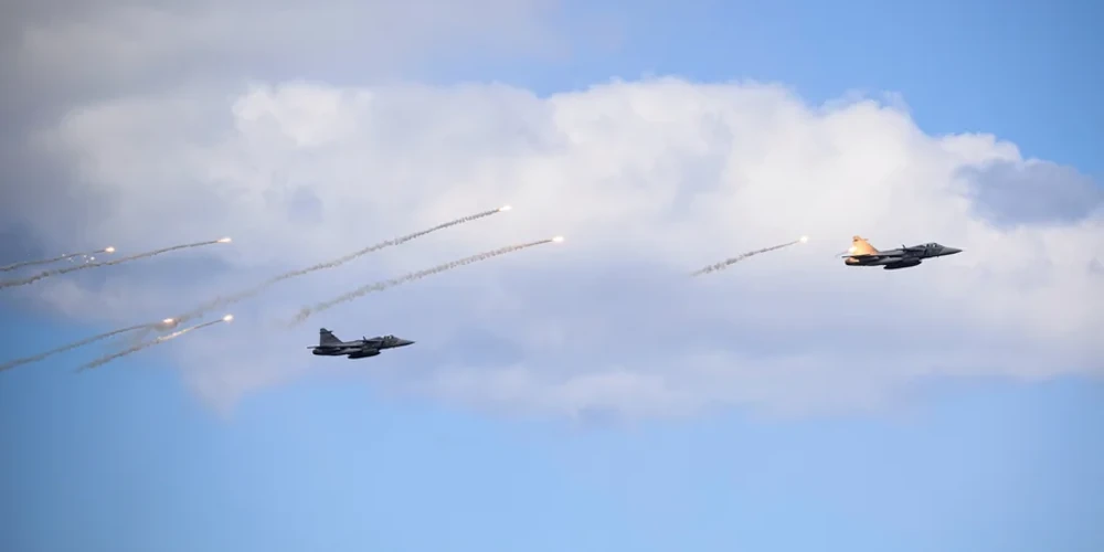 Винищувач Gripen шведських ВПС, архівне фото Johan Nilsson/TT