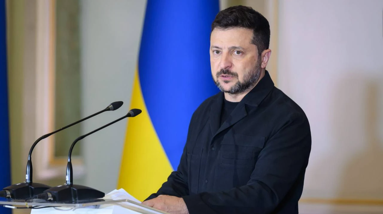 Президент України Володимир Зеленський під час звернення